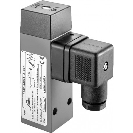 Type 0150 SUCO-Vacuum switch, changeover, body aluminium, max. 250V