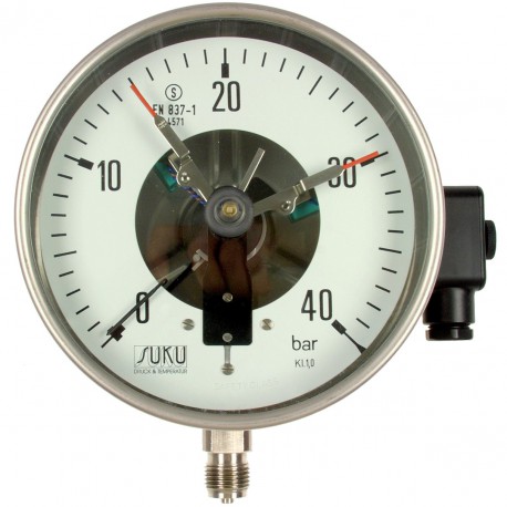 Typ 6581, Rohrfeder-Kontaktmanometer NG160, S3-Sicherheitsausführung