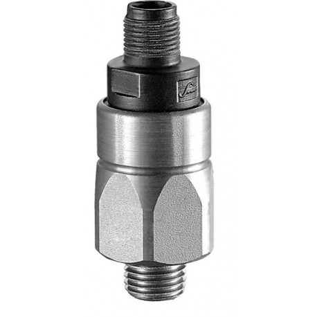 Typ 0123 SUCO-Kolbendruckschalter, SW 24, integrierter Stecker M12x1 DIN EN 61076-2