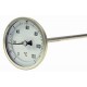 Typ B14, Bimetallthermometer, mit Bördelring, Anschluss hinten