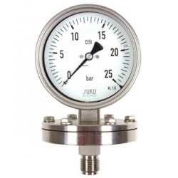 Type 5921 Pressure gauge with diaphragm NS100, case stainless steel