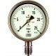 Typ 6086, Kapselfedermanometer NG100, Chemieausführung, Anschluss unten