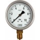Type 5331, Pressure gauge with Bourdon tube NS100, connection bottom, stainless steel