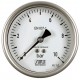 Type 6329, Bourdon tube pressure gauge NS100, chemical execution, fillable, connection back
