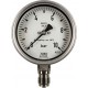 Type 6324, Bourdon tube pressure gauge NS100, all stainless steel, high-temperature up to 300°C