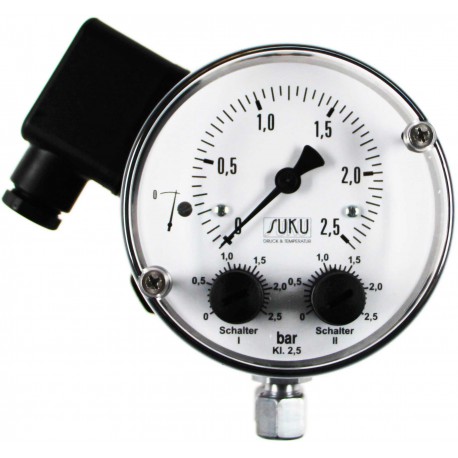 Typ 5591, Differenzdruckmanometer NG100 mit Druckfeder, Membrandichtung