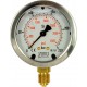 Type 4531, Bourdon tube pressure gauge with glycerine filling NS 63, connection bottom