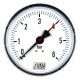 Typ 4461, Rohrfedermanometer NG100, Anschluss hinten, Stahl