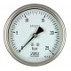 Type 6328, Bourdon tube pressure gauge NS100, all stainless steel, high-temperature up to 300°C