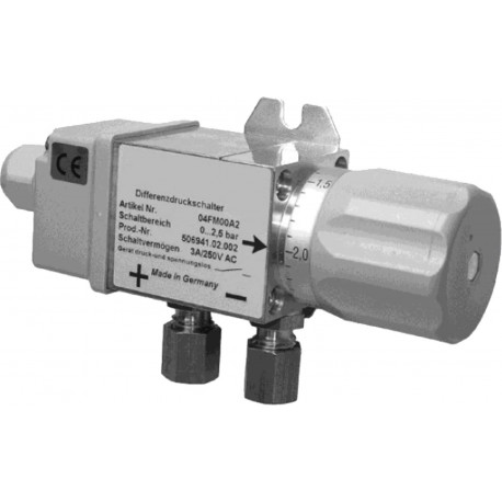 Type 5352 Differential pressure switch with long service life