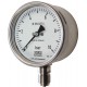 Type 6513, S3 Safety pressure gauge NS100, chemical execution, connection bottom