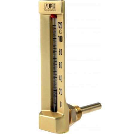 Type 29 Industrial thermometer, angle 90°, Body 200x36 mm