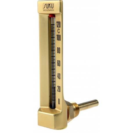 Typ 24, Maschinenthermometer, Winkel 90°, Bauhöhe 110x30
