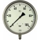 Typ 6330 Rohrfedermanometer NG250, komplett Edelstahl, Anschluss unten