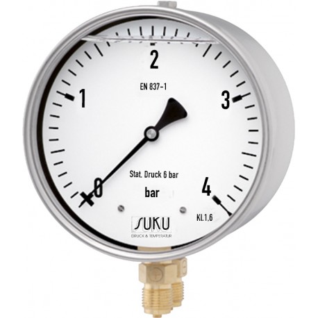 Differenzdruckmanometer mit Rohrfeder