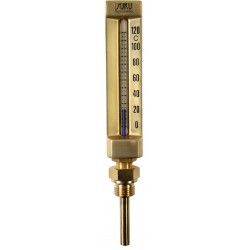 Type 22 Industrial thermometer, straight, Body 110x30 mm