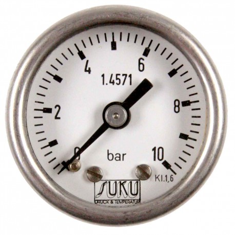 Type 4151, Bourdon tube pressure gauge NS40, connection bottom