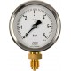 Type 4882 Bourdon tube pressure gauge NS80, case stainless steel, connection bottom