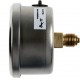 Type 4360 Bourdon tube pressure gauge NS63, case stainless steel, connection back, brass
